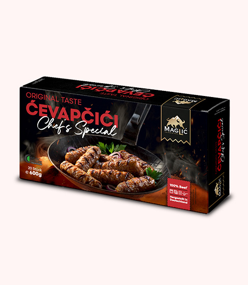 Cevapcici mit Käse